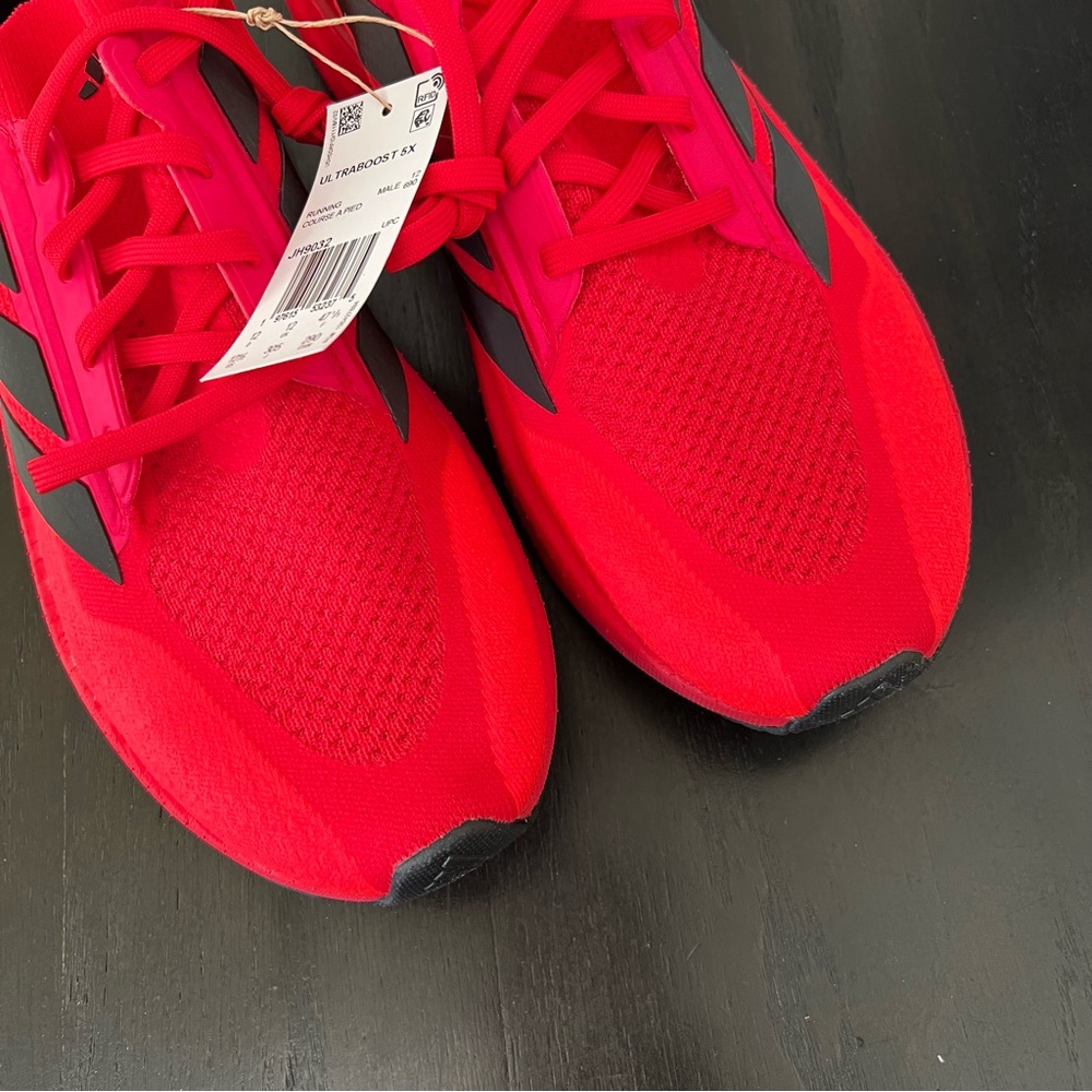 💙New💙 ADIDAS Ultraboost 5X Pure Ruby Black - Picture 5 of 10